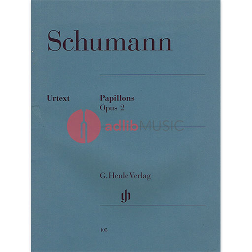 Schumann - Papillons Op. 2 - Piano Solo Sheet Music Henle HN105