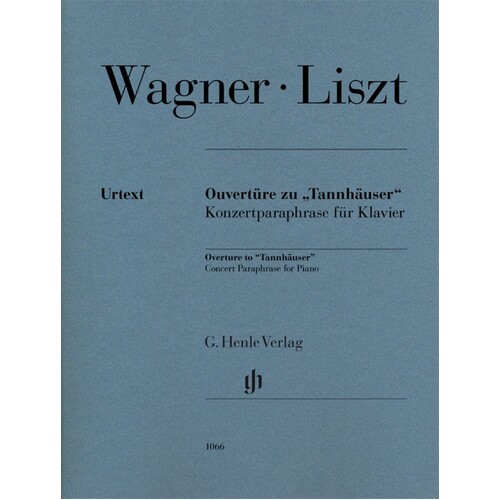 Overture To Tannhauser Paraphrase For Piano (Softcover Book)