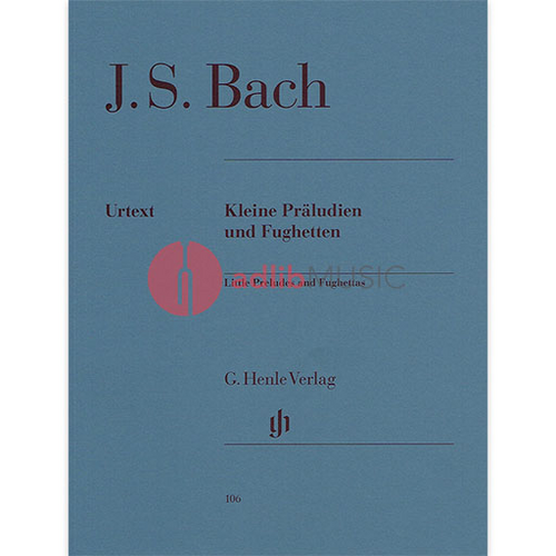 Bach - Little Preludes and Fugues for Piano Solo - Henle HN106