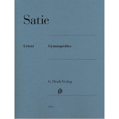 Satie - Gymnopédies Urtext for Piano Solo, 16 Pages, G. Henle Verlag