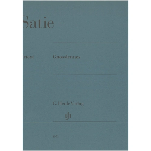 Satie - Gnossiennes Piano Urtext Edition by G. Henle Verlag, 28 Pages, Piano Solo