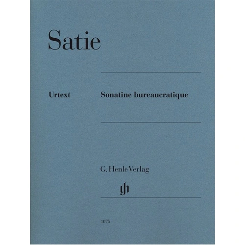 Satie - Sonatine Bureaucratique for Piano Solo, G. Henle Verlag Edition