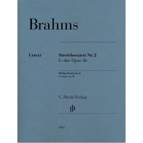 Brahms String Sextet No 2 in G Major Op 36 - Set of Parts