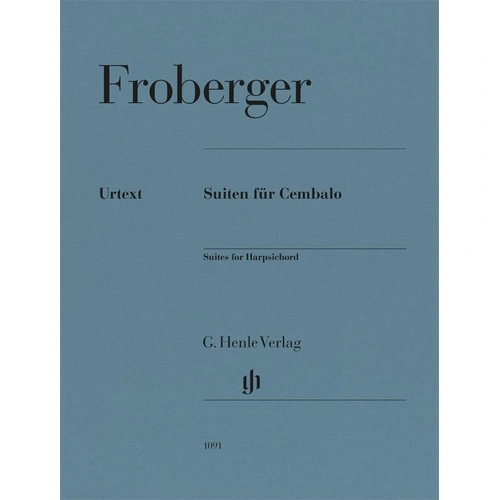 Froberger Suites for Harpsichord Urtext Edition by G. Henle Verlag, 205 Pages, Piano Solo