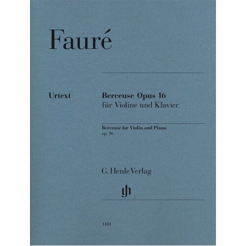 Berceuse Op 16 Violin Urtext Book