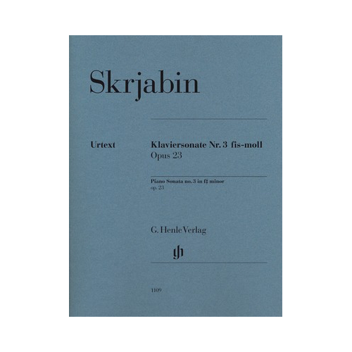 Piano Sonata No 3 Op 23 Sheet Music by Scriabin
