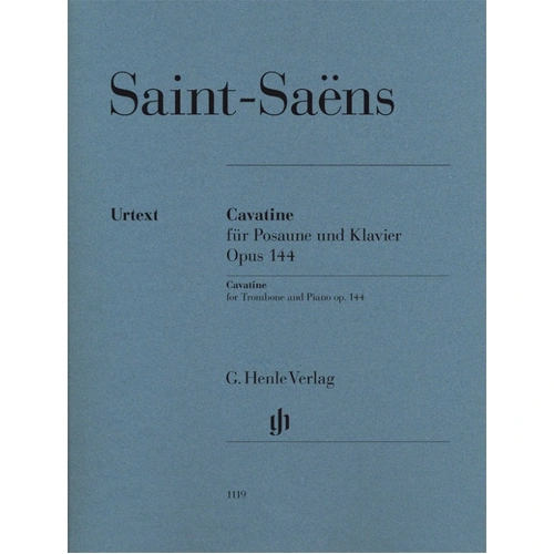 Saint-Saens - Cavatine Op. 144 for Trombone and Piano Accompaniment - Henle HN1119