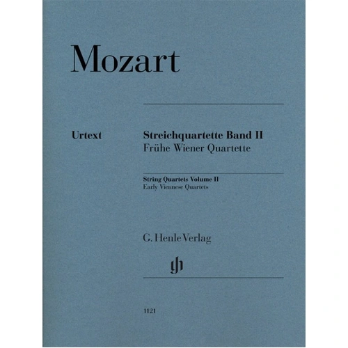 Mozart String Quartets Vol 2 Early Viennese Quartets Full Score Individual Parts 132 Pages G. Henle Verlag