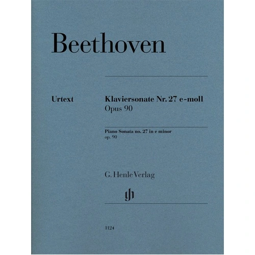 Beethoven Piano Sonata No. 27 E Minor Op. 90 Urtext Edition by G. Henle Verlag