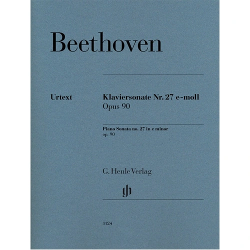 Piano Sonata No 27 in E Minor Op 90 - Beethoven Sheet Music for Piano Solo