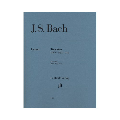 Toccatas BWV 910-916 Piano Sheet Music