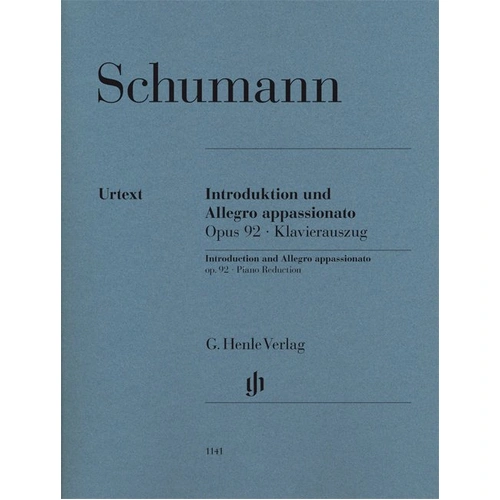 Introduction and Allegro Appassionato Op. 92 for Piano 2 Pianos 4 Hands by Robert Schumann, G. Henle Verlag, 44 Pages