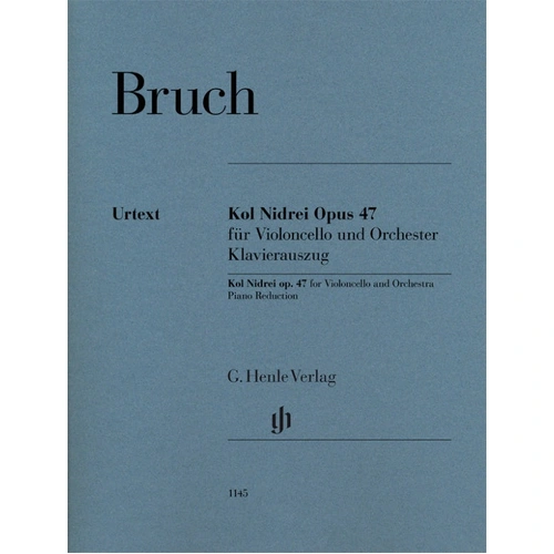 Bruch - Kol Nidrei Op 47 for Cello and Piano - Henle HN1145