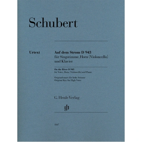 On the River D 943 for Voice Horn and Piano - Schubert Franz - Henle