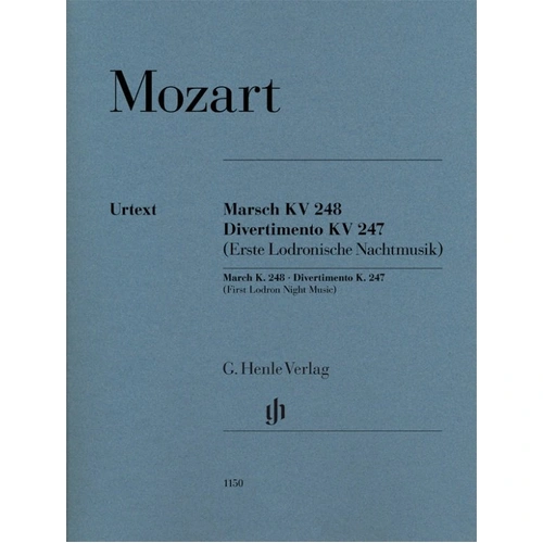 Mozart - March K 248 / Divertimento K 247 for Cello and Viola, G. Henle Verlag, 81 Pages