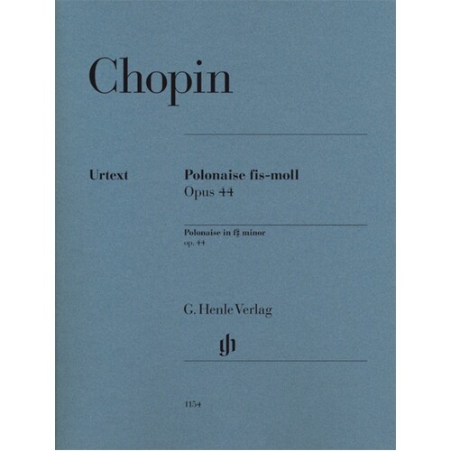 Chopin - Polonaise Op 44 F Sharp Minor Piano (Softcover Book)