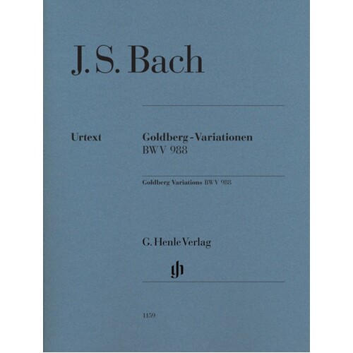 Goldberg Variations Bwv 988 Without Fingering (Softcover Book)