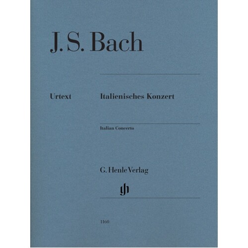 Italian Concerto Bwv 971 Without Fingering (Softcover Book)
