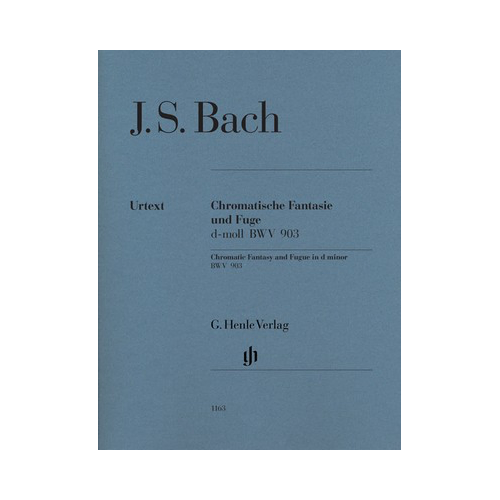 Chromatic Fantasy and Fugue Piano Sheet Music