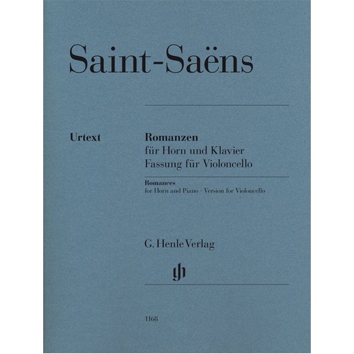 Romances for Horn and Piano - Cello Version by Camille Saint-Saens
