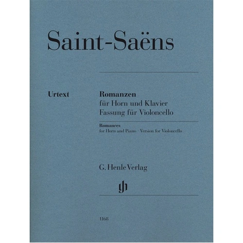Romances for Horn and Cello - Piano Version Urtext by Camille Saint-Saëns