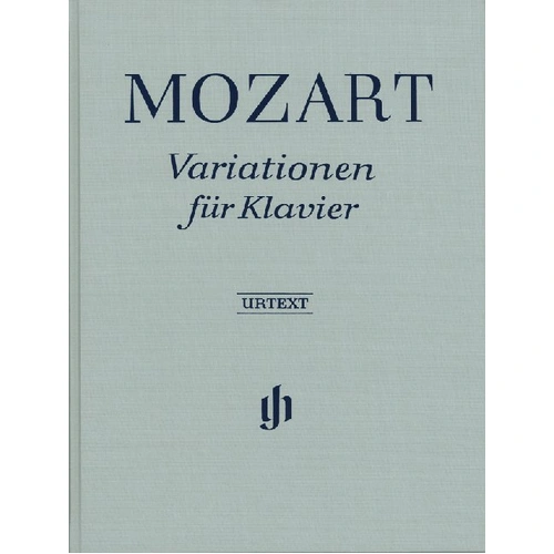 Variations Comp Urtext Bound by Mozart - Piano Solo, 157 Pages, G. Henle Verlag