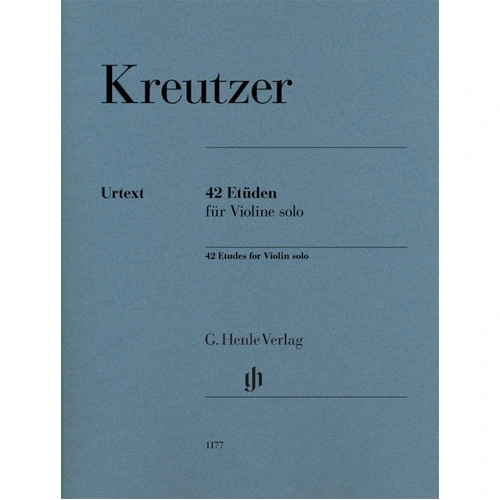 Kreutzer 42 Etudes for Violin Solo, G. Henle Verlag, 86 Pages