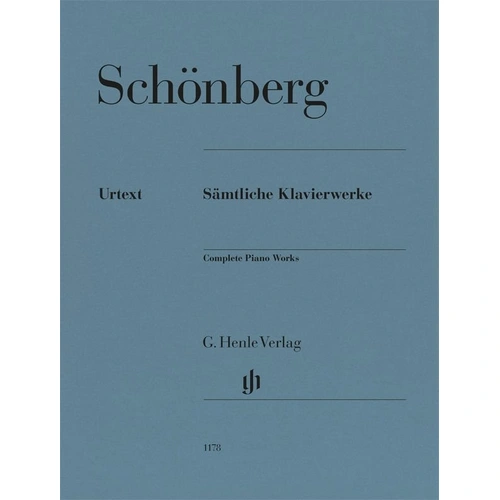 Schoenberg Complete Piano Works Urtext Edition by G. Henle Verlag, 178 Pages