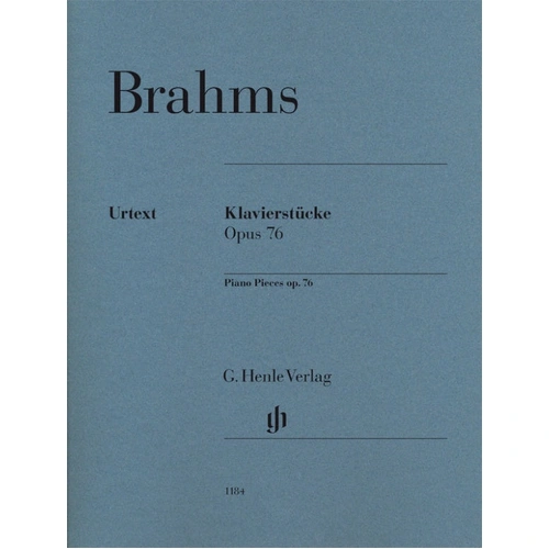 Brahms Piano Pieces Op. 76 - Piano Sheet Music, Solo Works from the Complete Edition