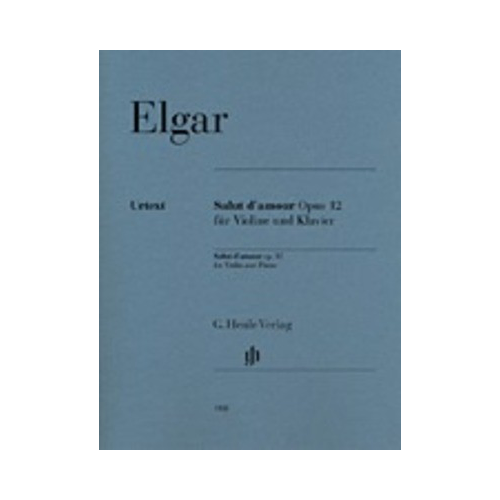 Salut d'amour Op 12 for Violin and Piano Sheet Music