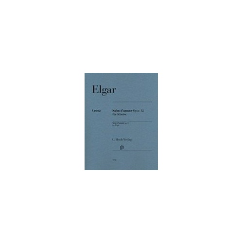 Salut d'amour Op. 12 Piano Solo by Edward Elgar, G. Henle Verlag, 16 Pages