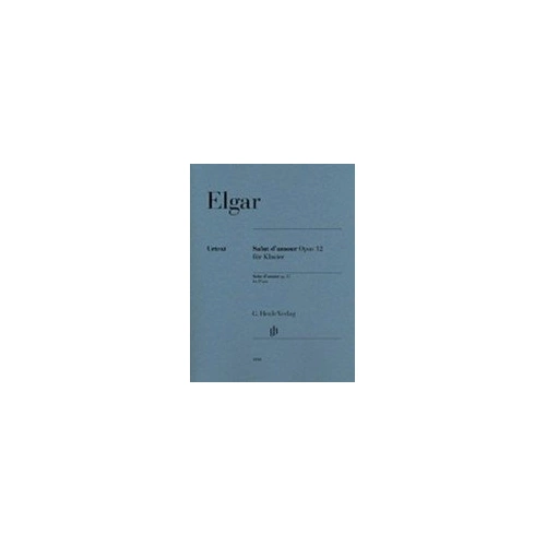 Salut d'amour Op. 12 for Piano by Edward Elgar, G. Henle Verlag, 16 Pages, Piano Solo