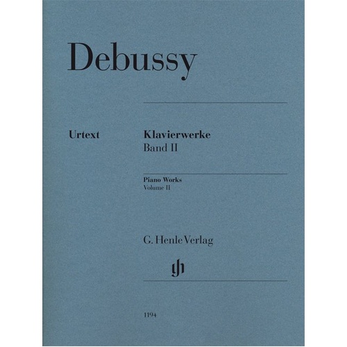 Piano Works Volume 2 Urtext by Claude Debussy, G. Henle Verlag, Piano Solo, 1 Page