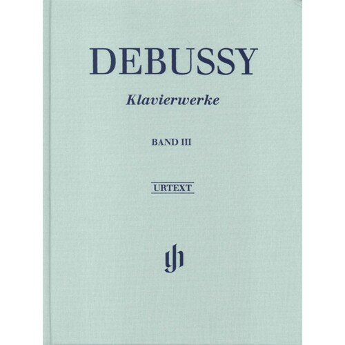 Piano Works Volume 3 Urtext Cloth (Hardcover Book) Book