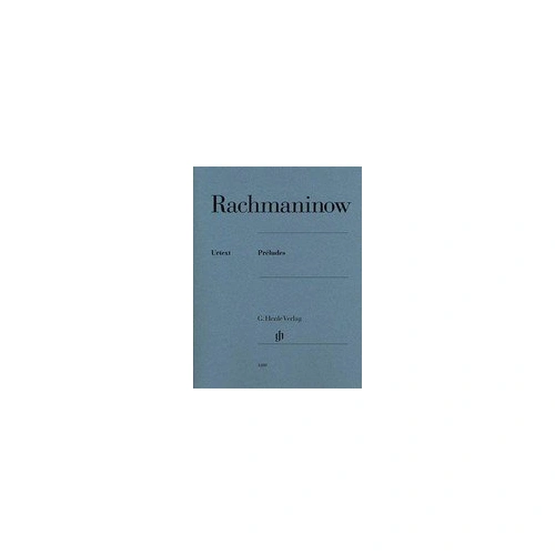 Rachmaninoff 24 Preludes for Piano Urtext by G. Henle Verlag, 125 Pages, Piano Solo