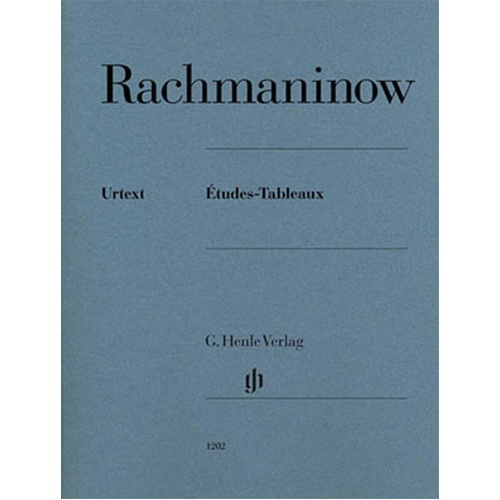 Rachmaninoff - Etudes Tableaux for Piano Urtext Edition by G. Henle Verlag, Piano Solo, 112 Pages