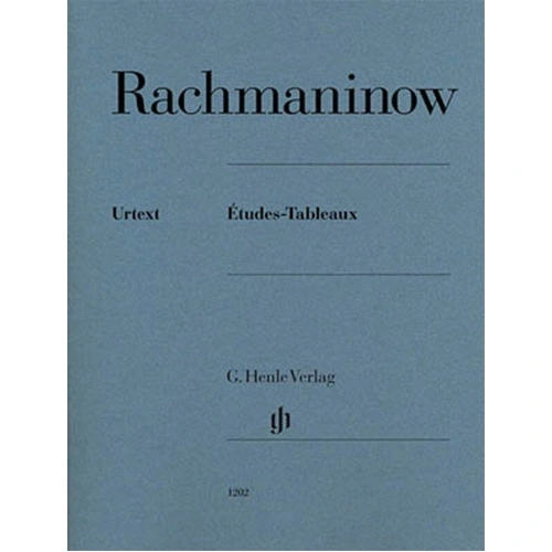 Rachmaninoff - Etudes Tableaux for Piano Urtext Edition by G. Henle Verlag, 112 Pages, Piano Solo