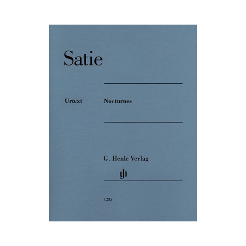 Satie Nocturnes for Piano - Urtext Edition, Paperbound, Piano Sheet Music, Solo Works by Composer
