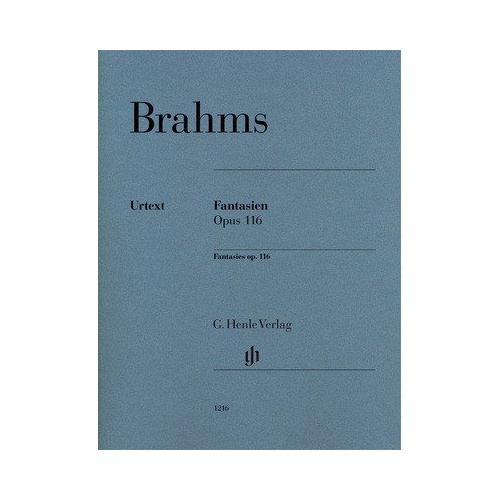 Brahms Fantasies Op. 116 for Piano Solo, 36 Pages, G. Henle Verlag