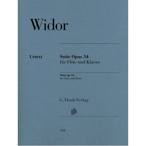 Widor - Suite Op34 for Flute and Piano Accompaniment - Henle HN1218