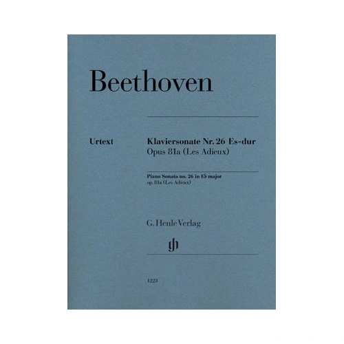 Piano Sonata No 26 in Eb Major Op 81a Sheet Music