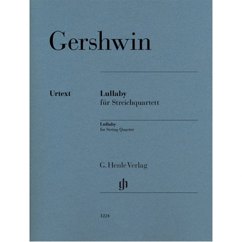 Gershwin Lullaby for String Quartet Parts - Cello, Viola, 20 Pages, G. Henle Verlag
