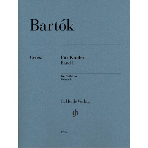 Bartok - For Children Vol 1 Urtext (Softcover Book)
