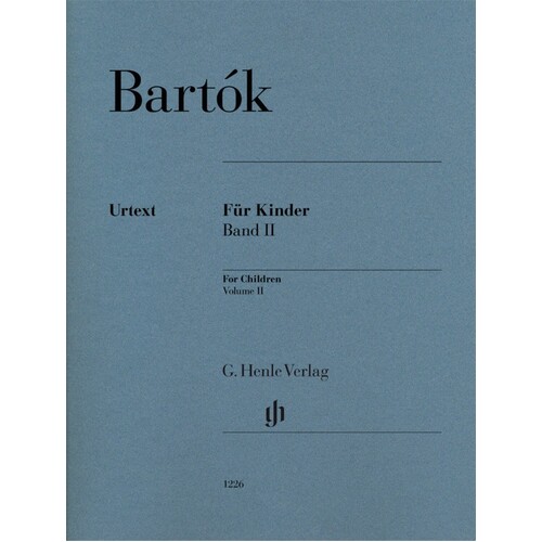Bartok - For Children Vol 2 Urtext (Softcover Book)