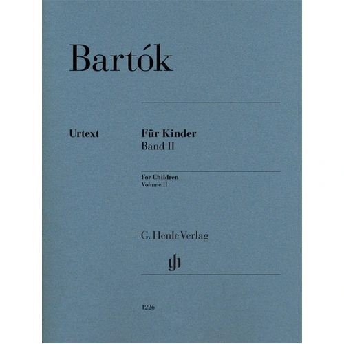 Bartok For Children Volume II Piano Solo Sheet Music