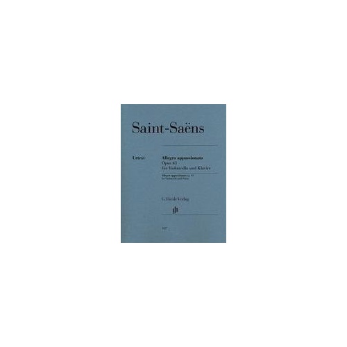 Saint-Saens - Allegro Appassionato Op. 43 for Cello and Piano, 24 Pages, G. Henle Verlag