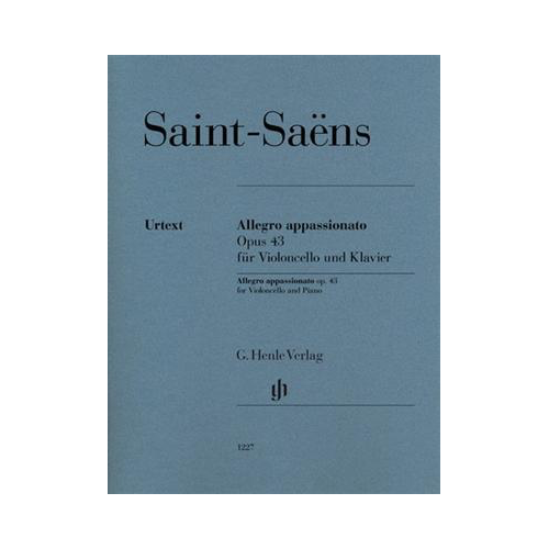 Allegro Appassionato Op 43 Cello and Piano Sheet Music