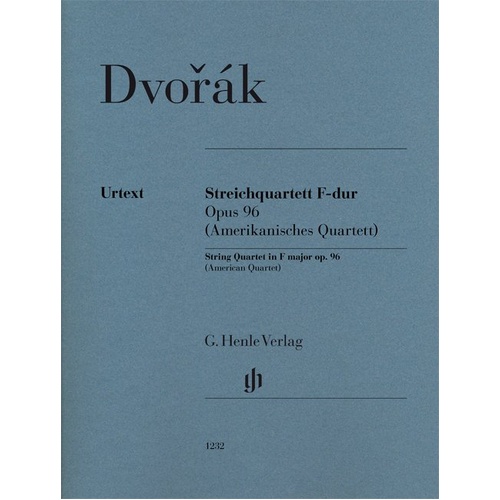 Dvorak String Quartet F Major Op. 96 - Urtext Edition for Viola, Cello, Violin, 65 Pages