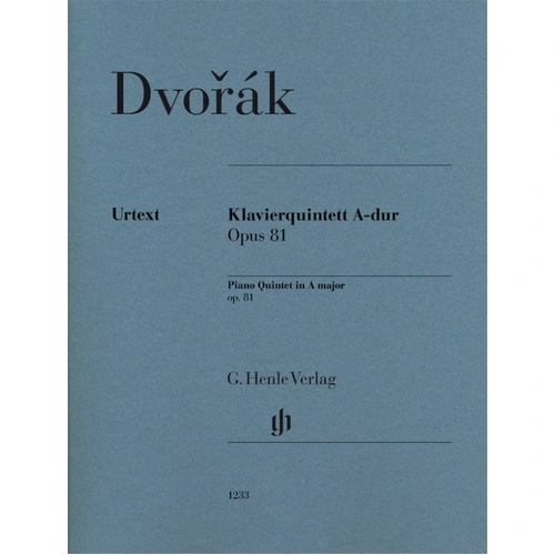 Dvorak Piano Quintet in A Major Op. 81 SC/PTS by G. Henle Verlag
