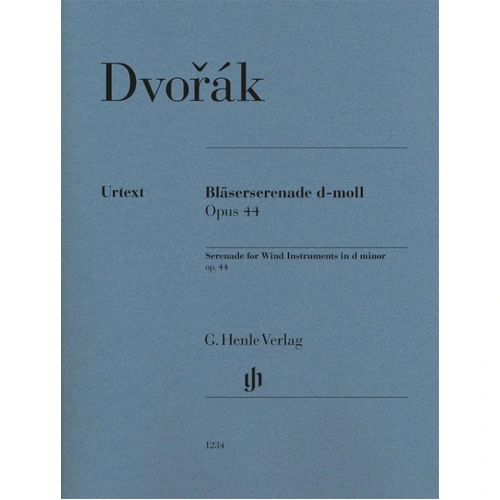Dvorak Wind Serenade in D Minor Op. 44 for Ensemble - G. Henle Verlag - 131 Pages